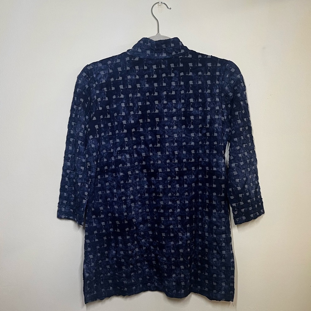 NWT FDJ 3/4 Sleeve Mock Neck Shirt - Picture 5 of 6